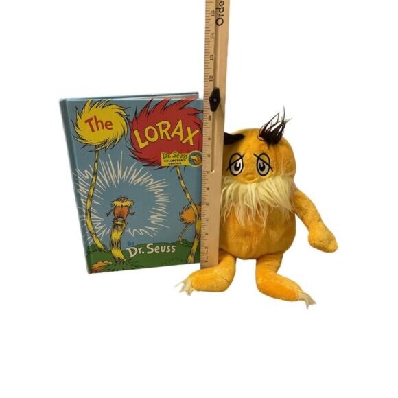 "The Lorax" Book & Plush Bundle By Dr. Seuss - Picture 7 of 9